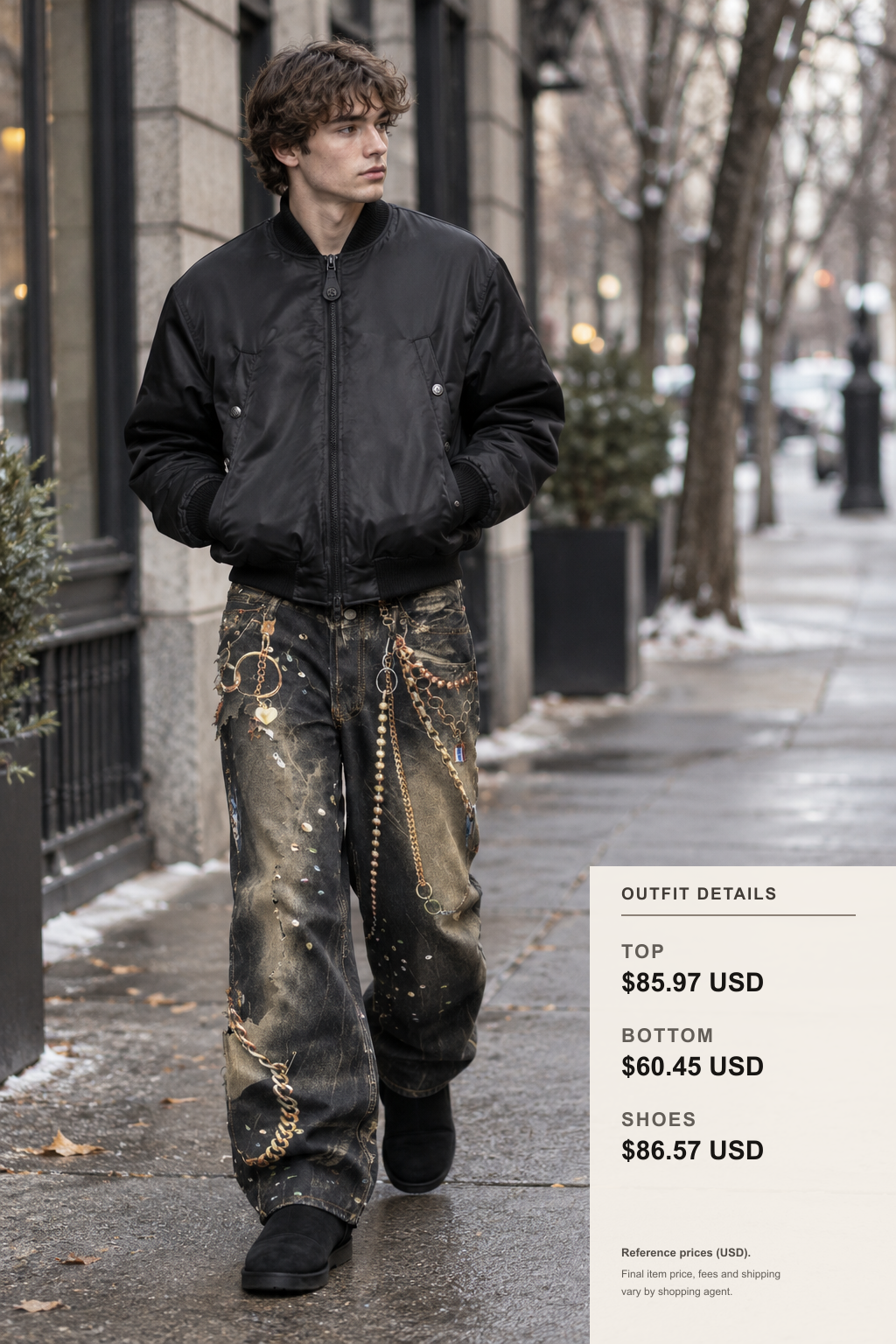 acne studios Knitwear: 3 Fall-Winter Looks outfit 2 full-body street style for fashionreps