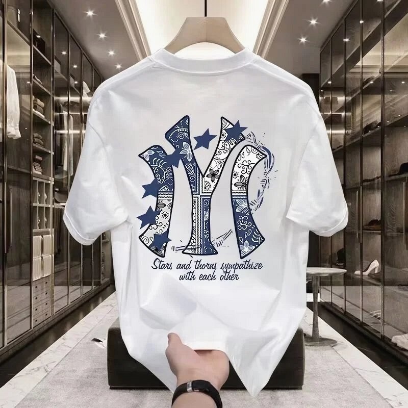 MLB Blue Printed Streetwear T-Shirt—Special Offer Review: Volumetric Weight and Line Choice on a $3.73 Milk-Silk Tee