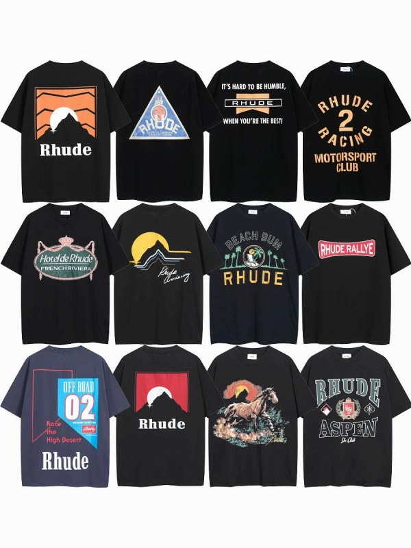 Rhude "Dark" Series T-Shirt Collection Review: $8.36 Cotton Print Tees, Measured and Worn