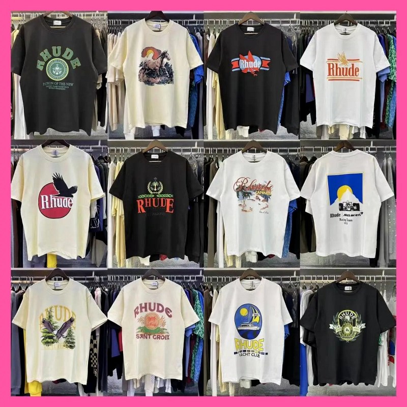 Rhude Streetwear T-Shirt Collection Review: 220g Long-Staple Cotton Tees, Measured and Worn